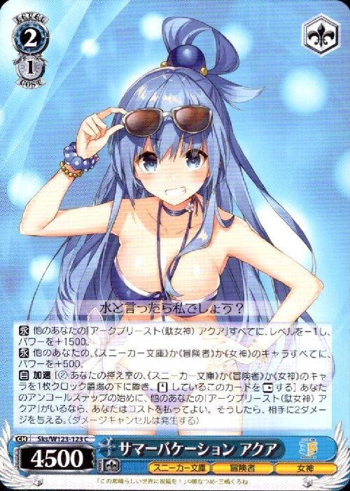Summer Vacation Aqua (Sks/W123-123) C