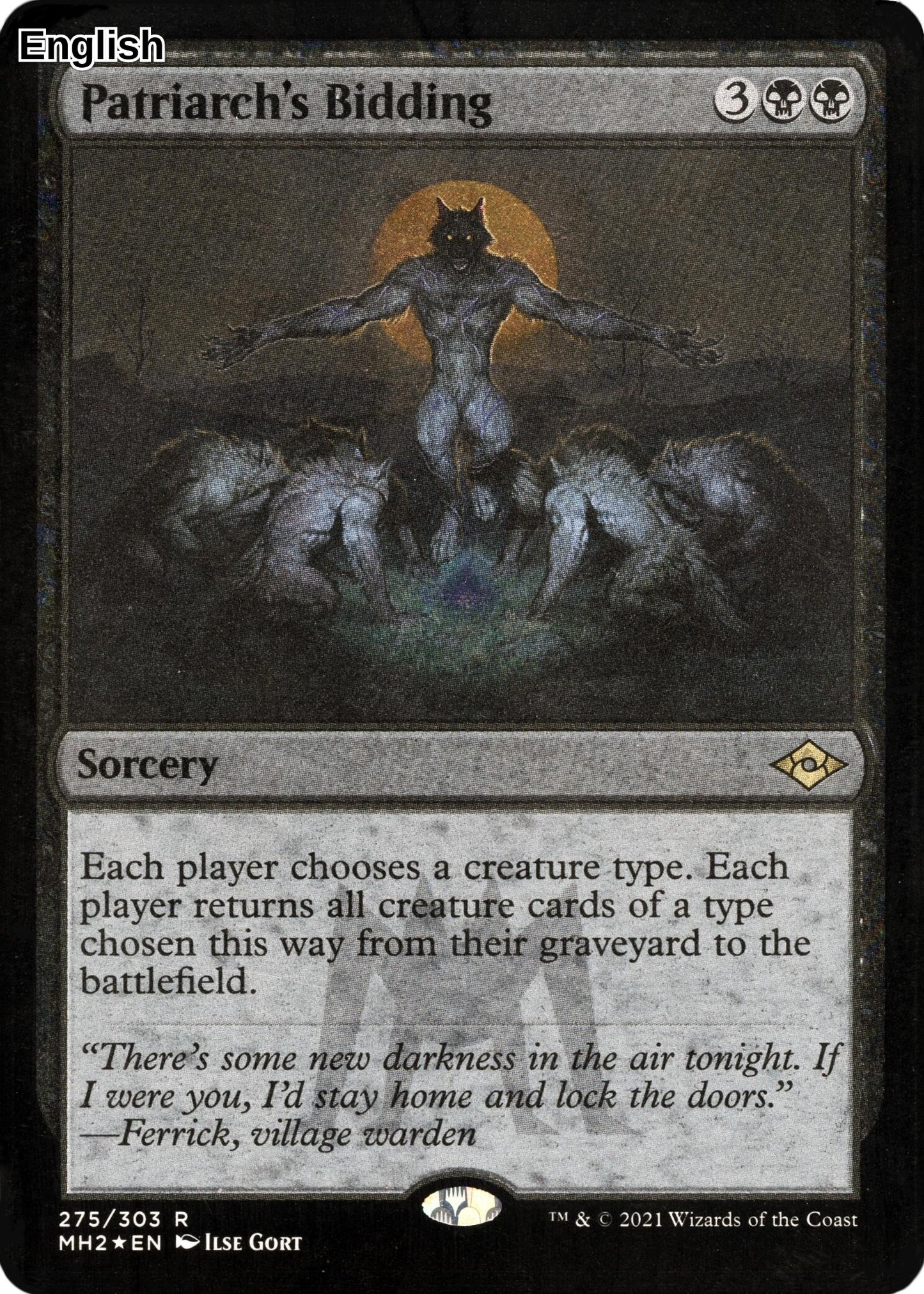 Patriarch's Bidding (Foil Etched)