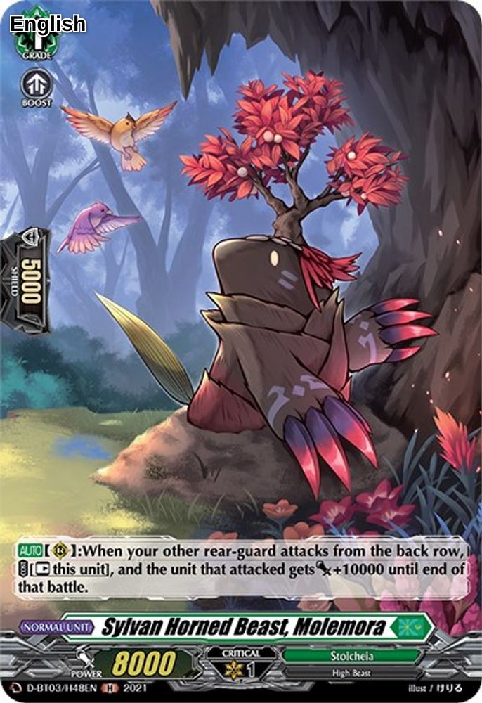 Sylvan Horned Beast, Molemora (Holo)