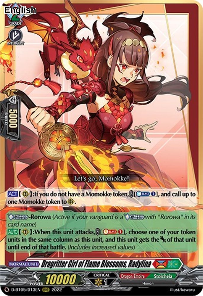 Dragritter Girl of Flame Blossoms, Radylina