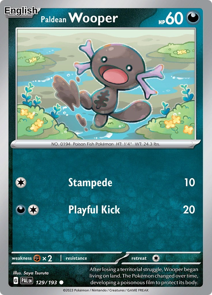 Paldean Wooper - 129/193