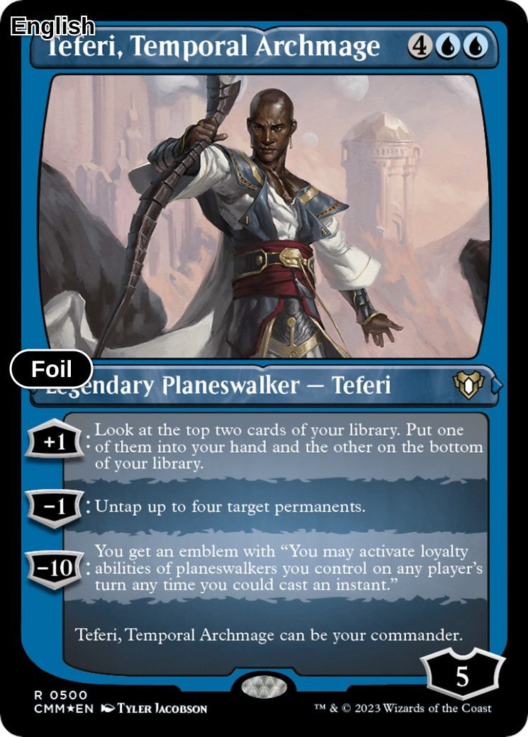 Teferi, Temporal Archmage (Foil Etched)
