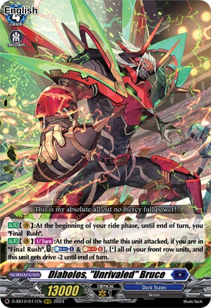 Diabolos, "Unrivaled" Bruce
