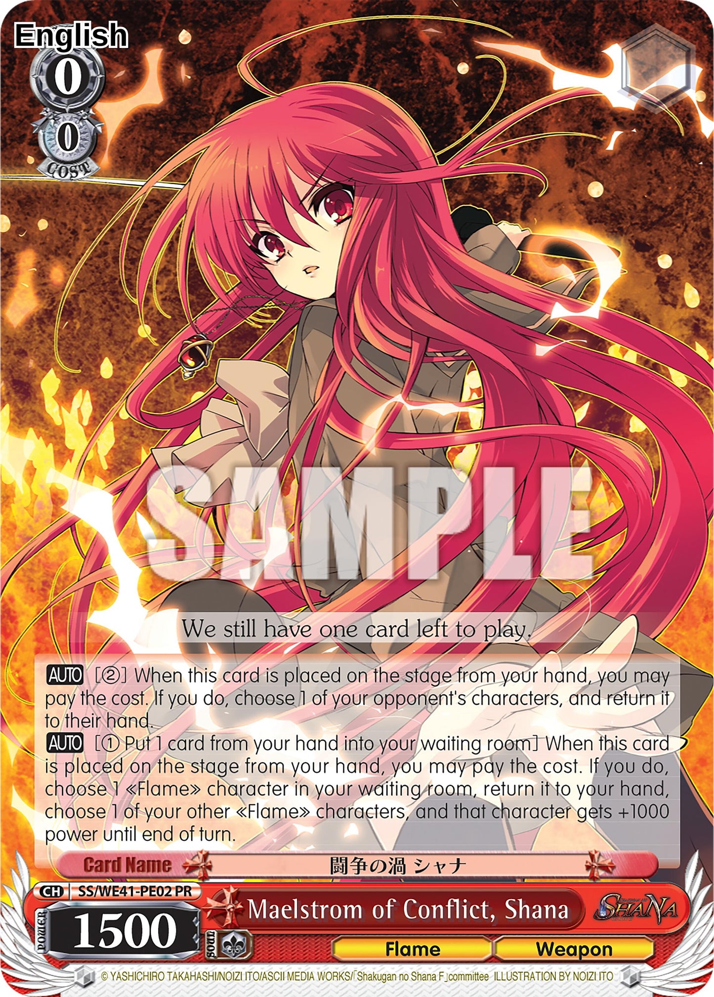 Maelstrom of Conflict, Shana