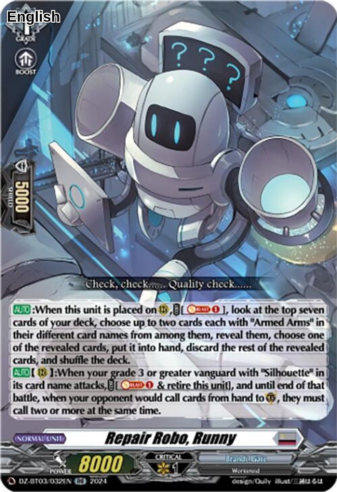 Repair Robo, Runny