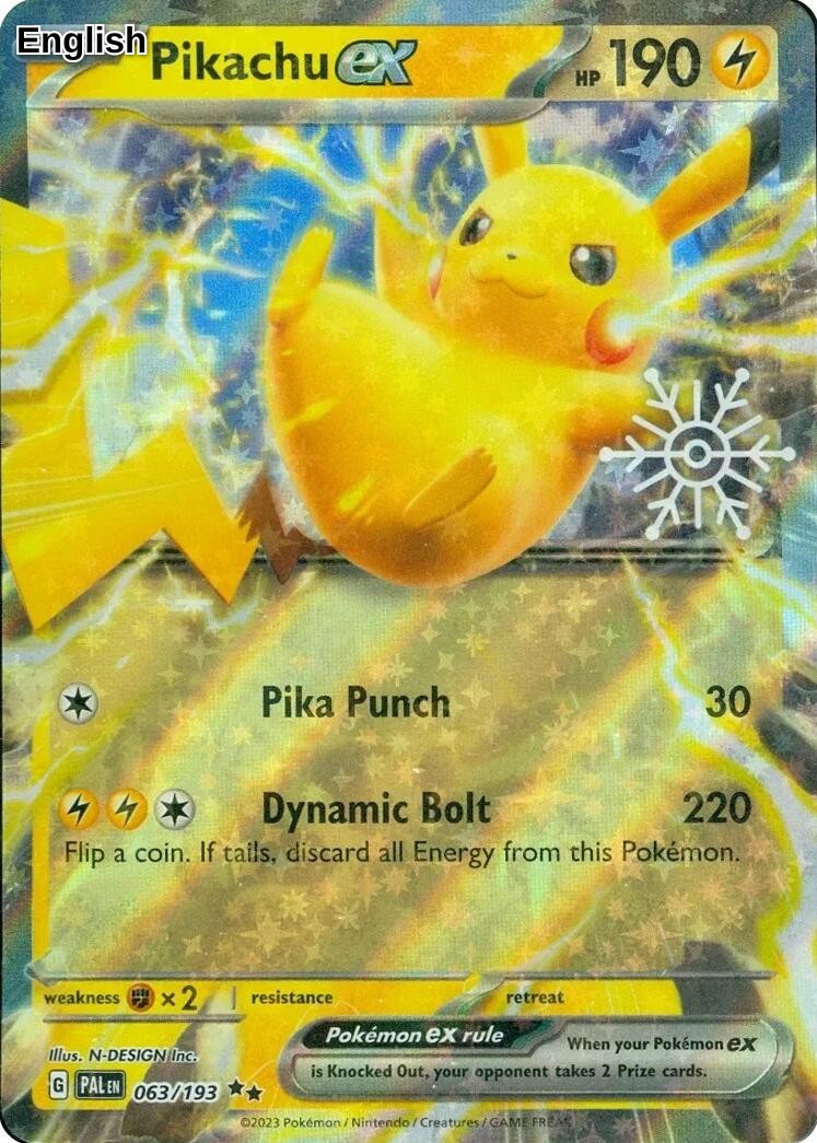 Pikachu ex (Holiday Calendar)