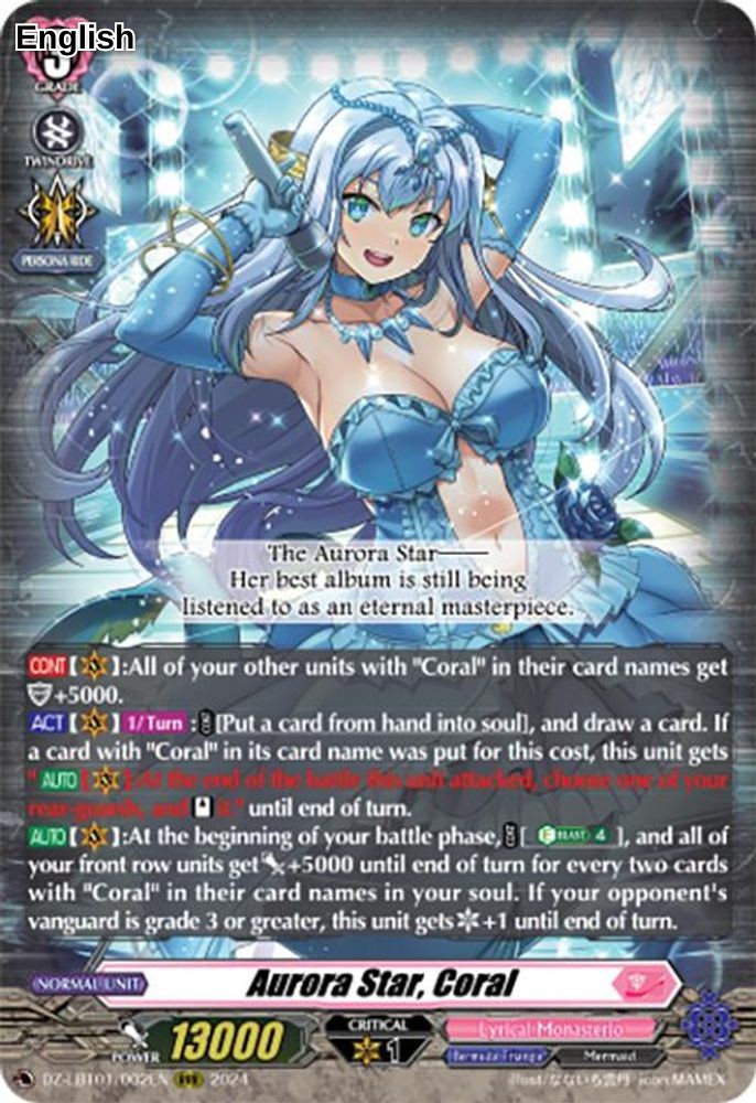Aurora Star, Coral