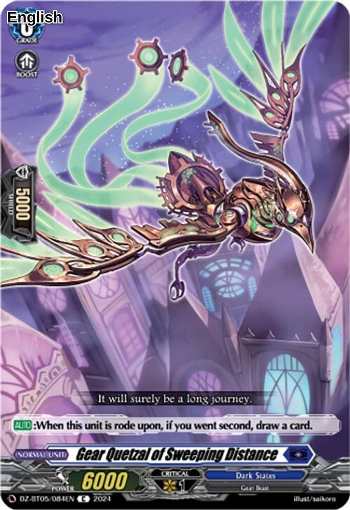 Gear Quetzal of Sweeping Distance
