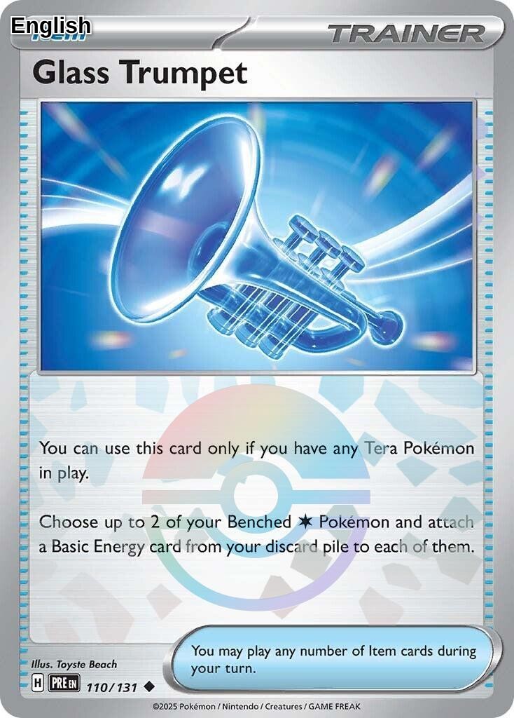 Glass Trumpet (Poke Ball Pattern)