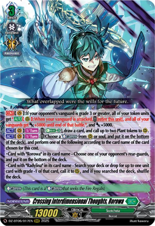Crossing Interdimensional Thoughts, Rorowa