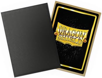 Dragon Shield: Standard 100ct Sleeves - Black & Gold (Matte)