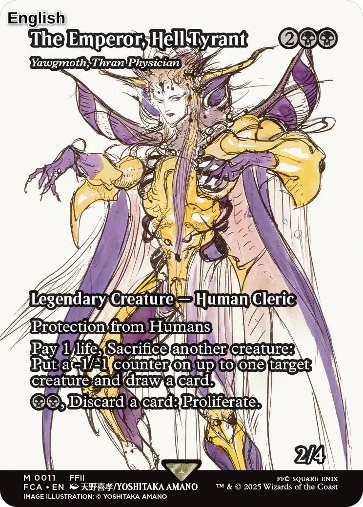The Emperor, Hell Tyrant - Yawgmoth, Thran Physician (Showcase)