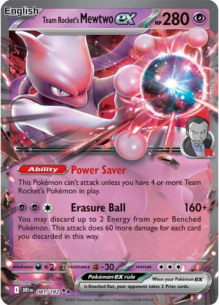 Team Rocket's Mewtwo ex - 081/182