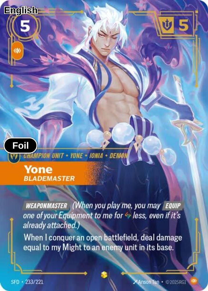 Yone, Blademaster (Overnumbered)