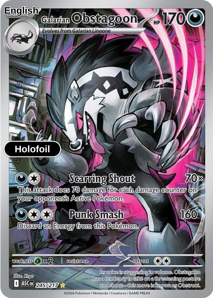 Galarian Obstagoon - 245/217