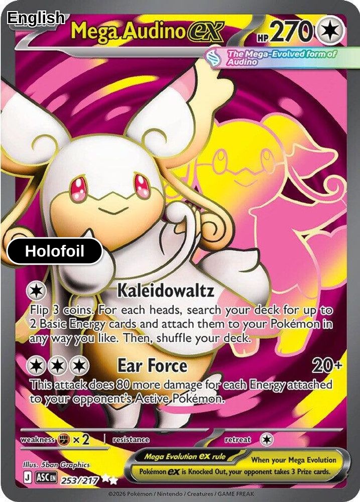 Mega Audino ex - 253/217