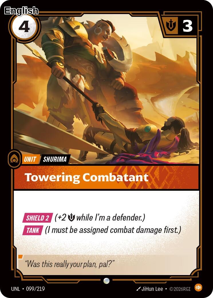 Towering Combatant