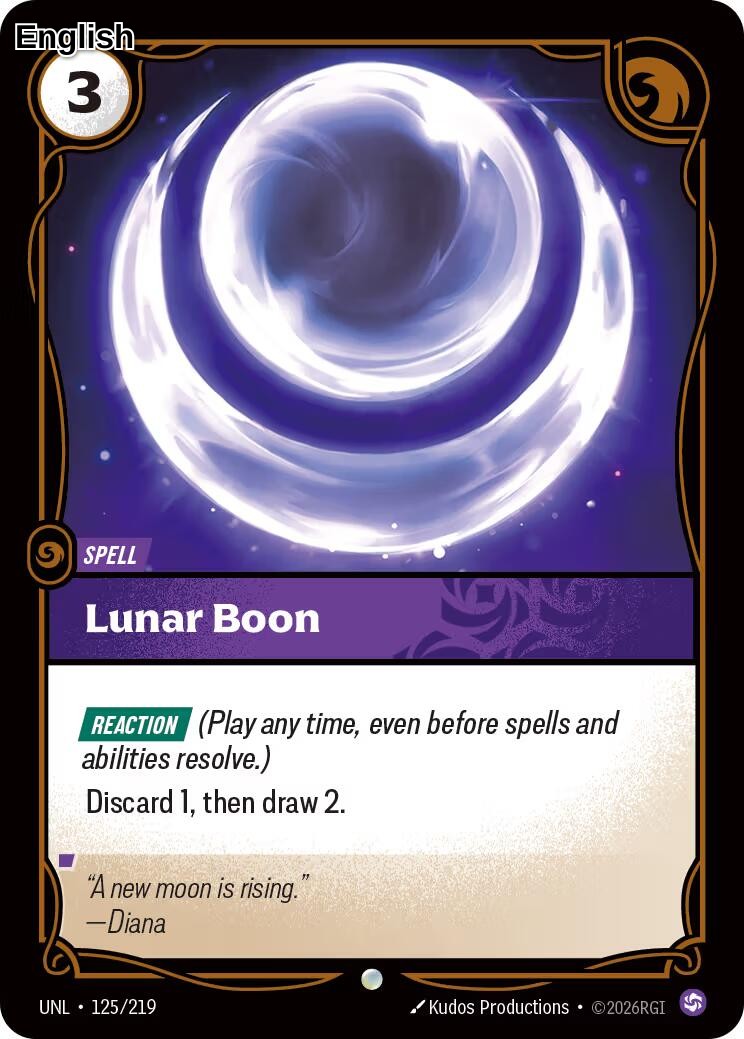 Lunar Boon