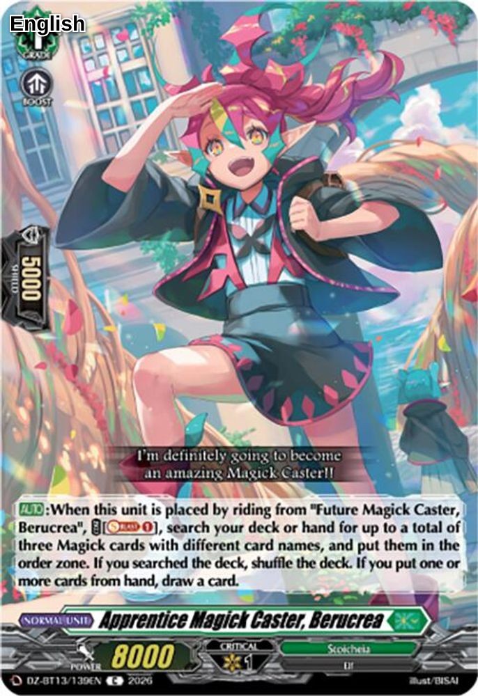 Apprentice Magick Caster, Berucrea