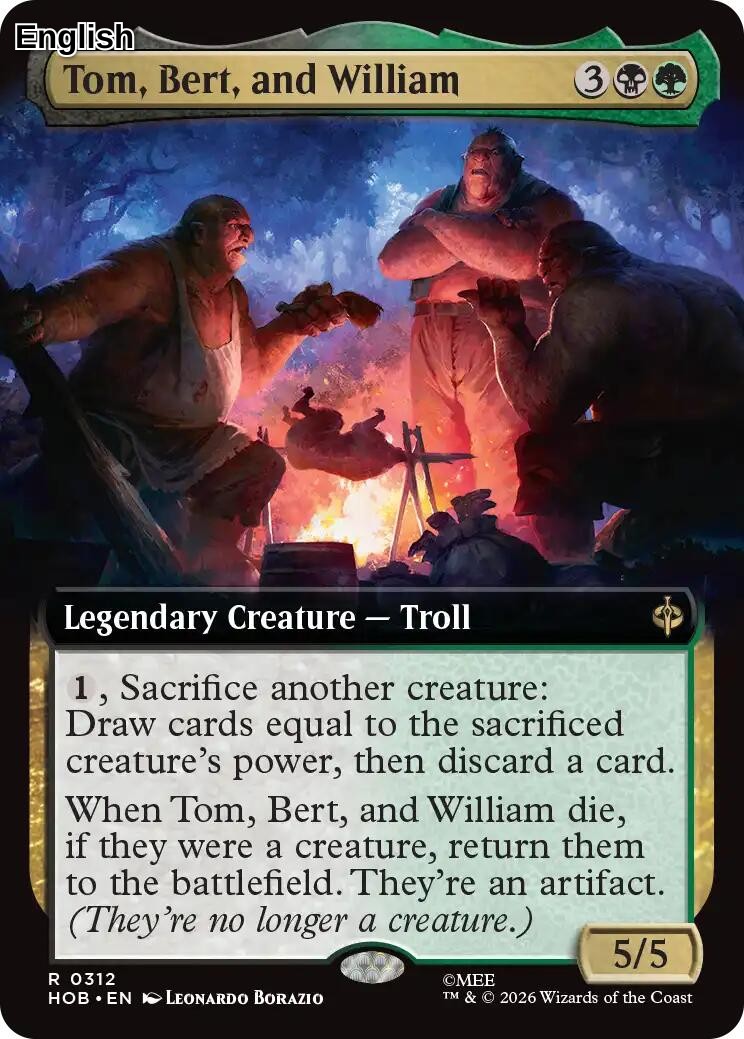 Tom, Bert, and William (Extended Art)