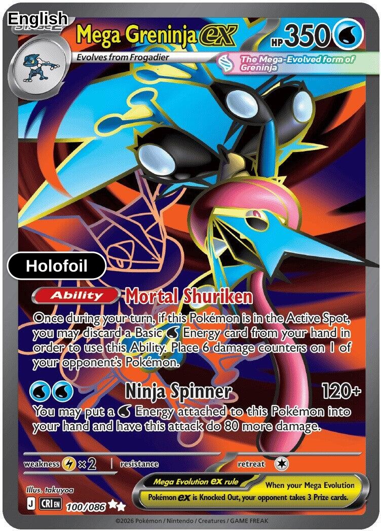 Mega Greninja ex - 100/086