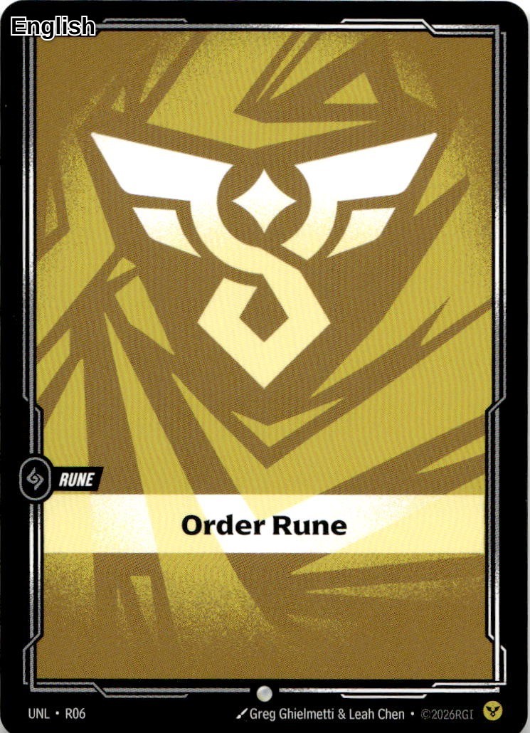 Order Rune