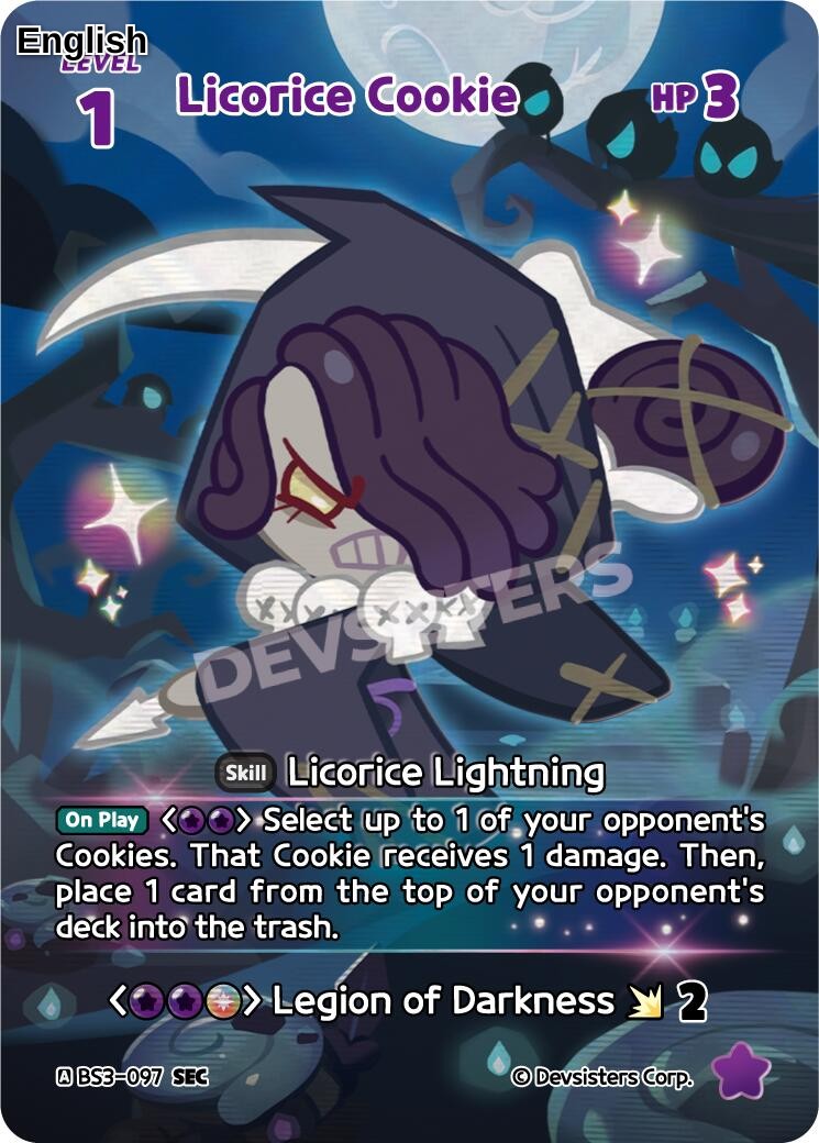 Licorice Cookie (SEC)