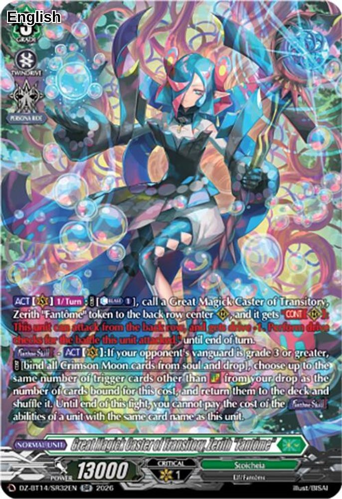 Great Magick Caster of Transitory, Zerith "Fantome" (SR)