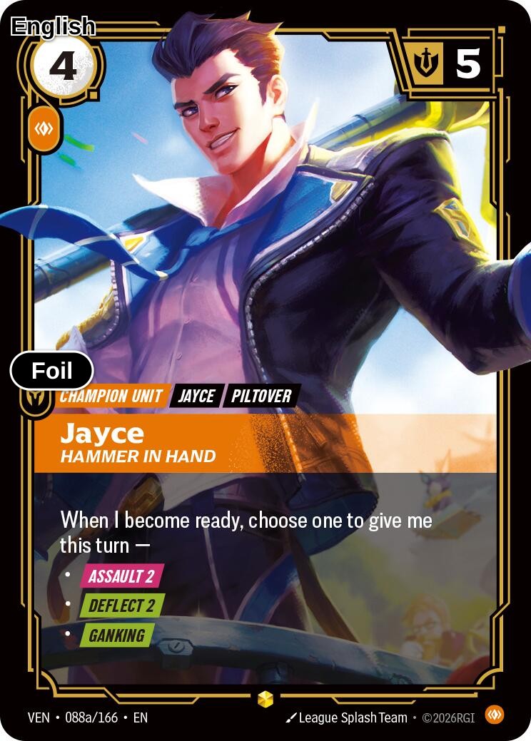Jayce, Hammer in Hand (Alternate Art)
