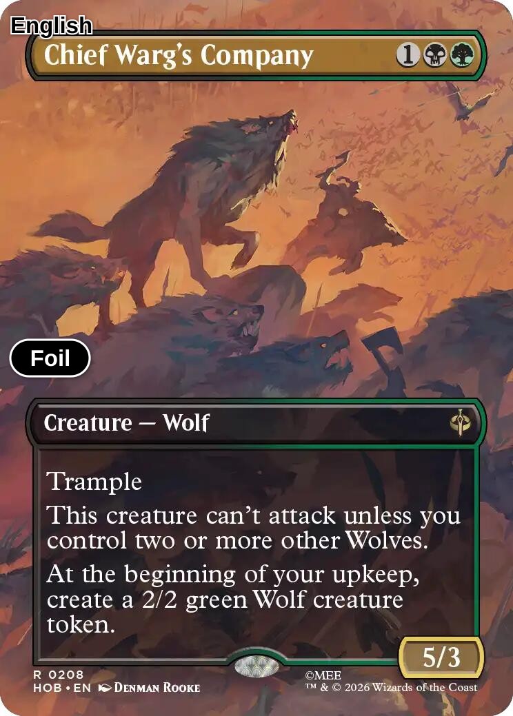 Chief Warg's Company (Borderless)