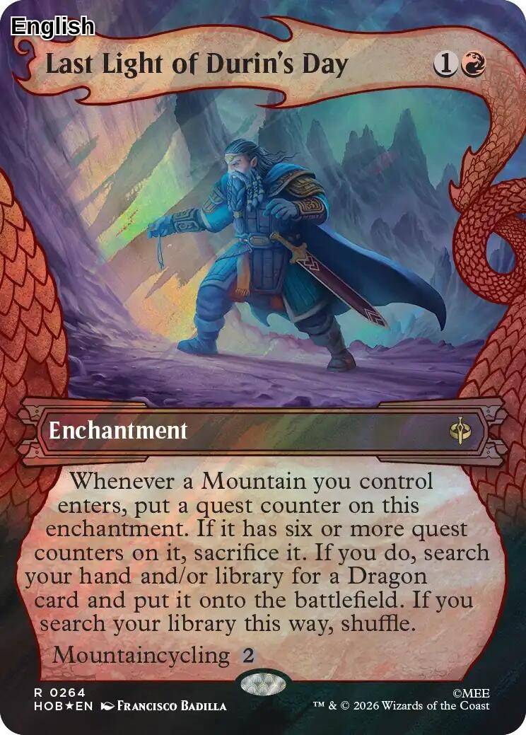 Last Light of Durin's Day (Showcase) (Surge Foil)