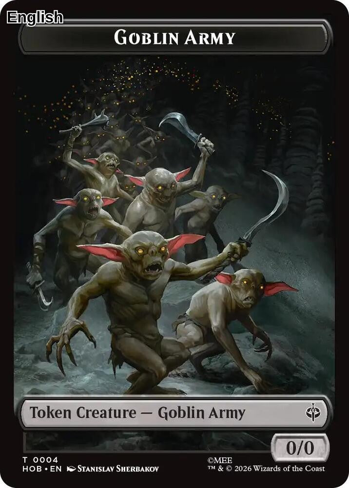 Human Soldier // Goblin Army (0004) Double-Sided Token (Back)