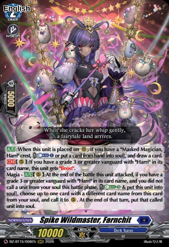 Spike Wildmaster, Farnchit