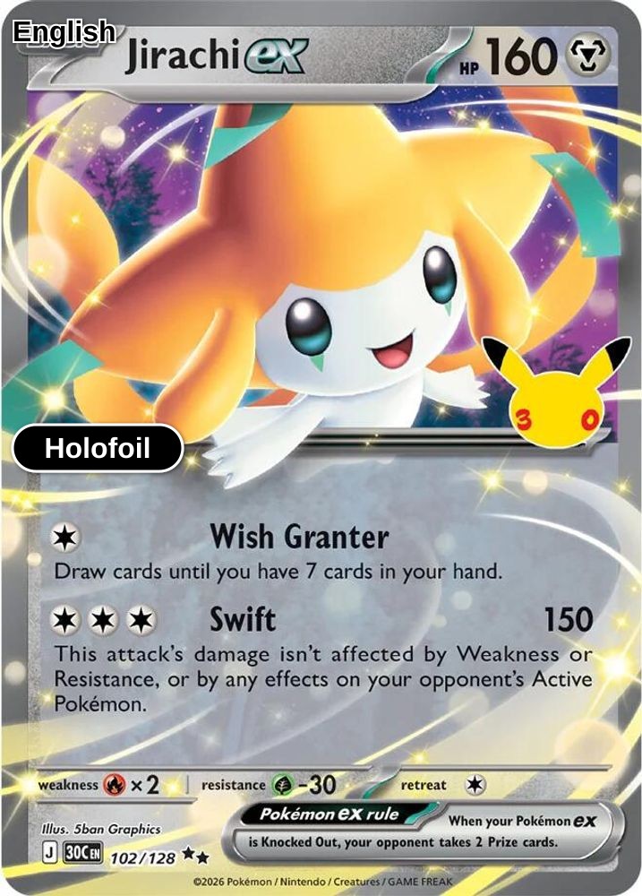Jirachi ex - 102/128
