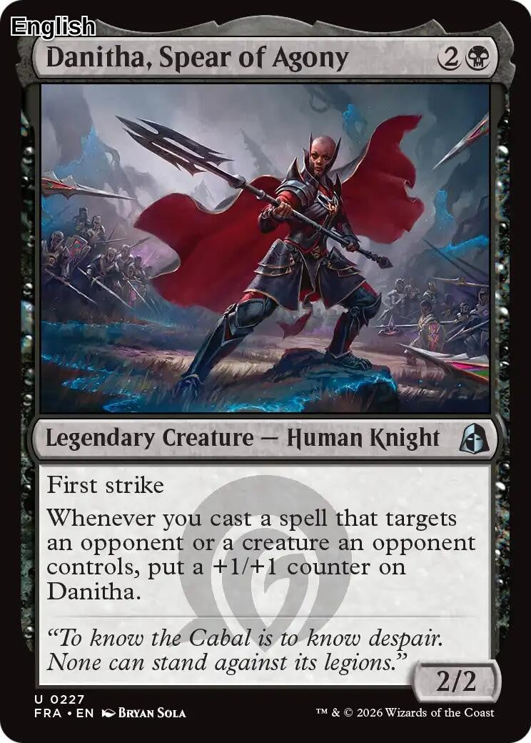Danitha, Spear of Agony