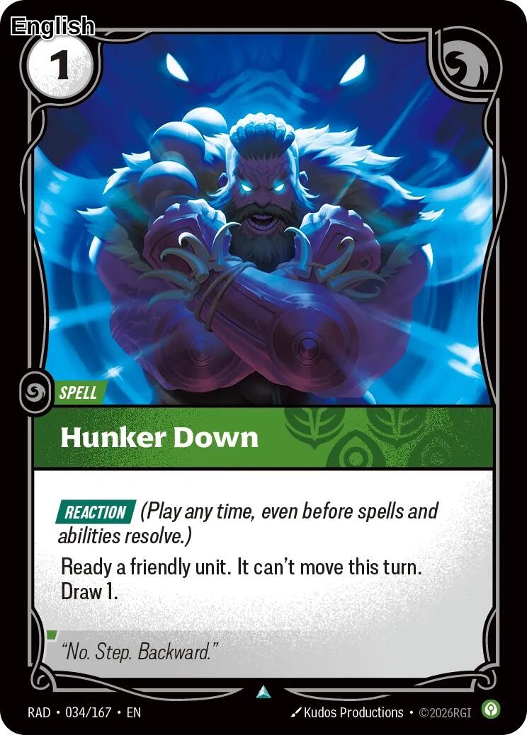 Hunker Down