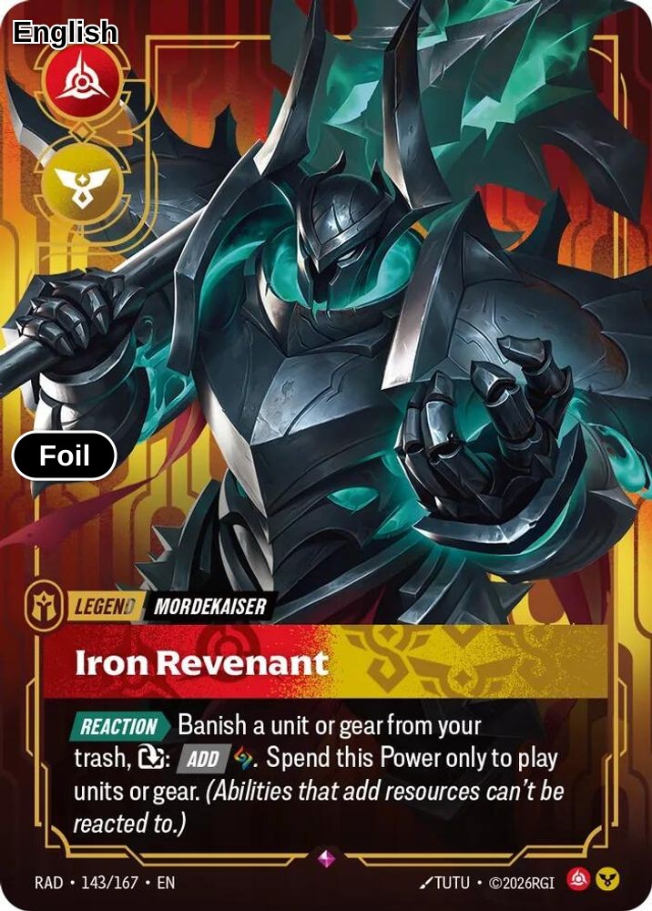 Mordekaiser, Iron Revenant