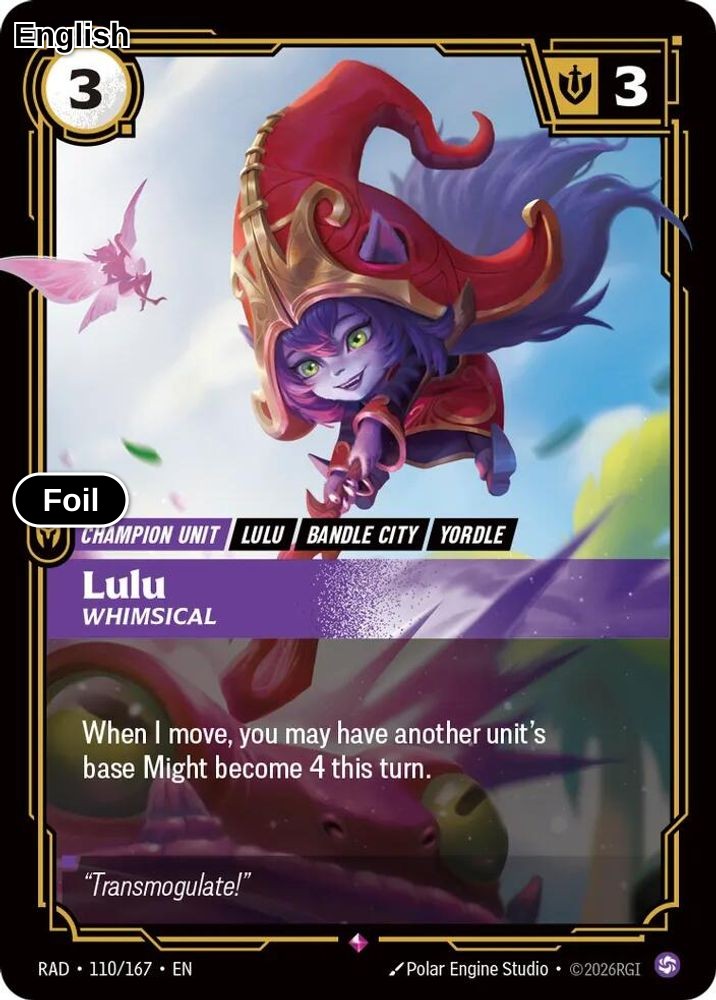 Lulu, Whimsical