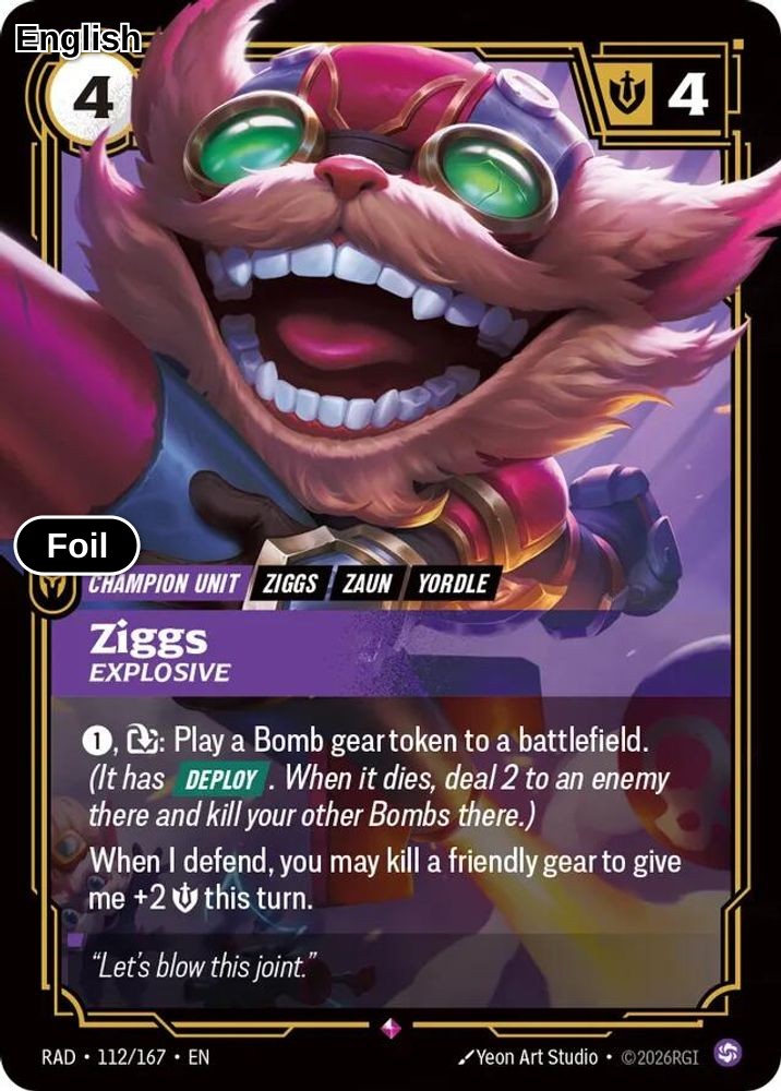 Ziggs, Explosive