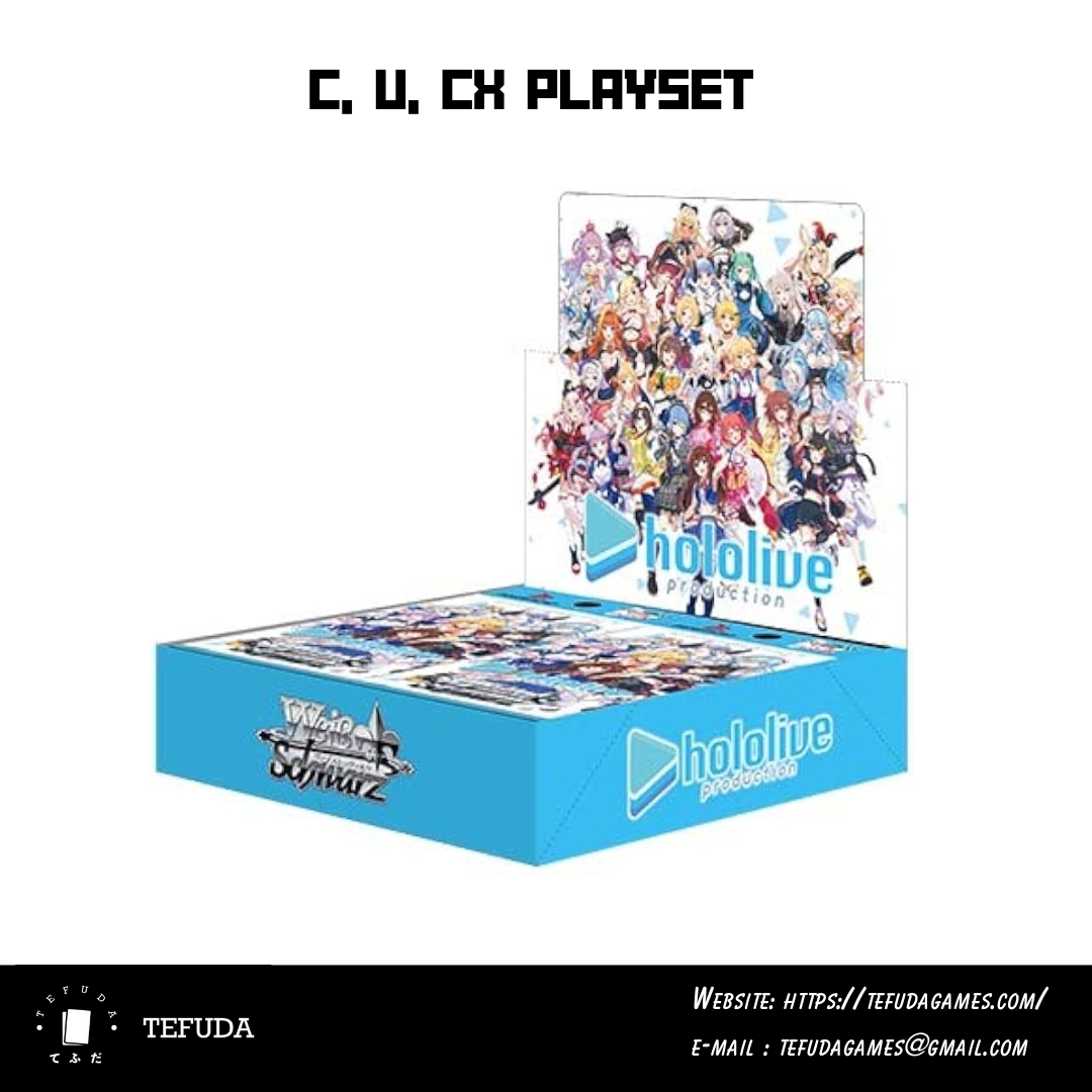 Weiss Schwarz Hololive Production vol 1 (JP) C, U, CX Playset