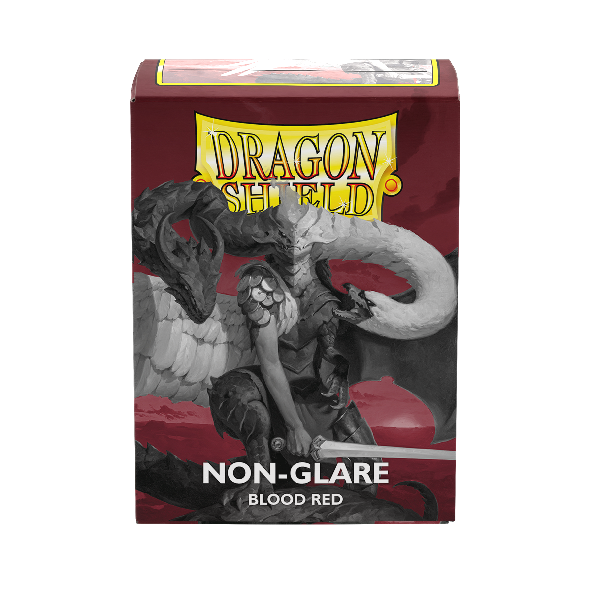 Dragon Shield Non-Glare Matte Blood Red Sleeves (100-Pack)
