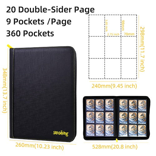 Sanseking Leather Binder