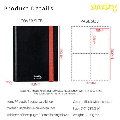 Sanseking Plastic Binder
