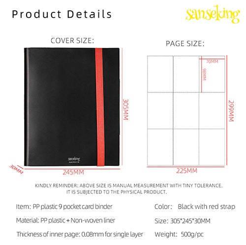Sanseking Plastic Binder