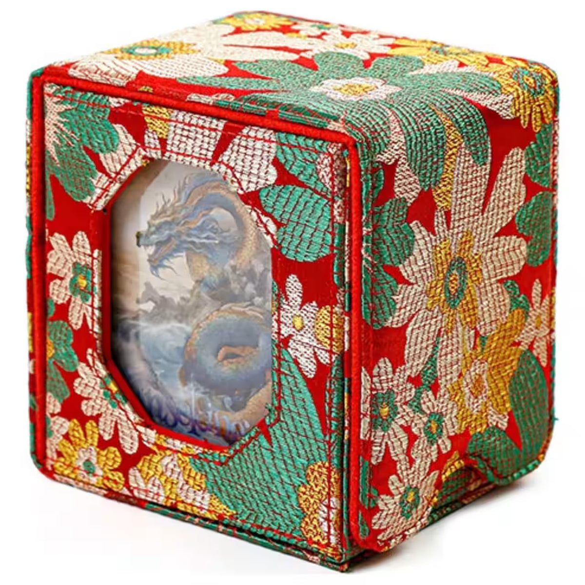 Sanseking Radiant Gold Sunflower Deck Box (130+ Cards)