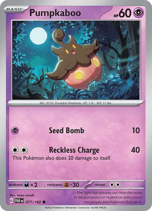 Pumpkaboo (077/182) [Scarlet & Violet: Paradox Rift]