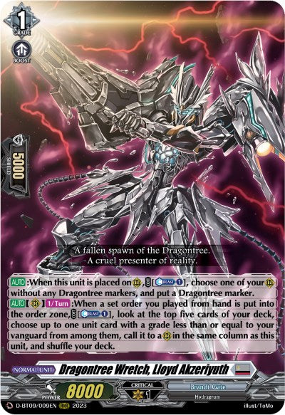 Dragontree Wretch, Lloyd Akzeriyuth (D-BT09/009EN) [Dragontree Invasion]