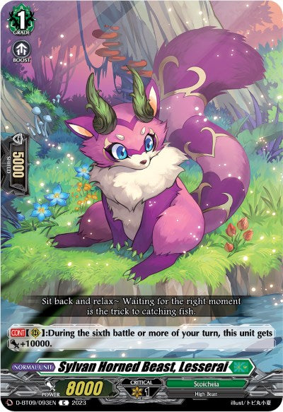 Sylvan Horned Beast, Lesserai (D-BT09/093EN) [Dragontree Invasion]