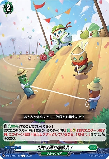 Today we're having a sports day in the field! (C)(DZ-BT01/130)