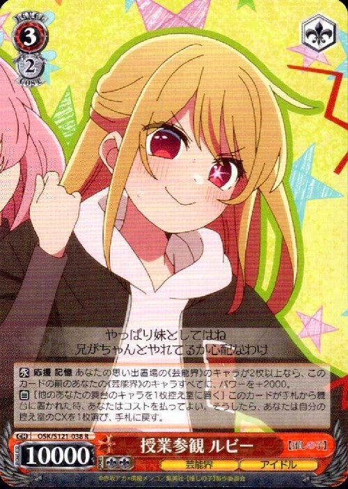 Class observation Ruby (OSK/S121-038) R